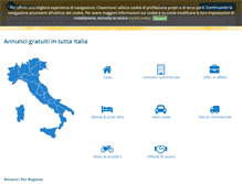 Tablet Screenshot of cheannunci.it
